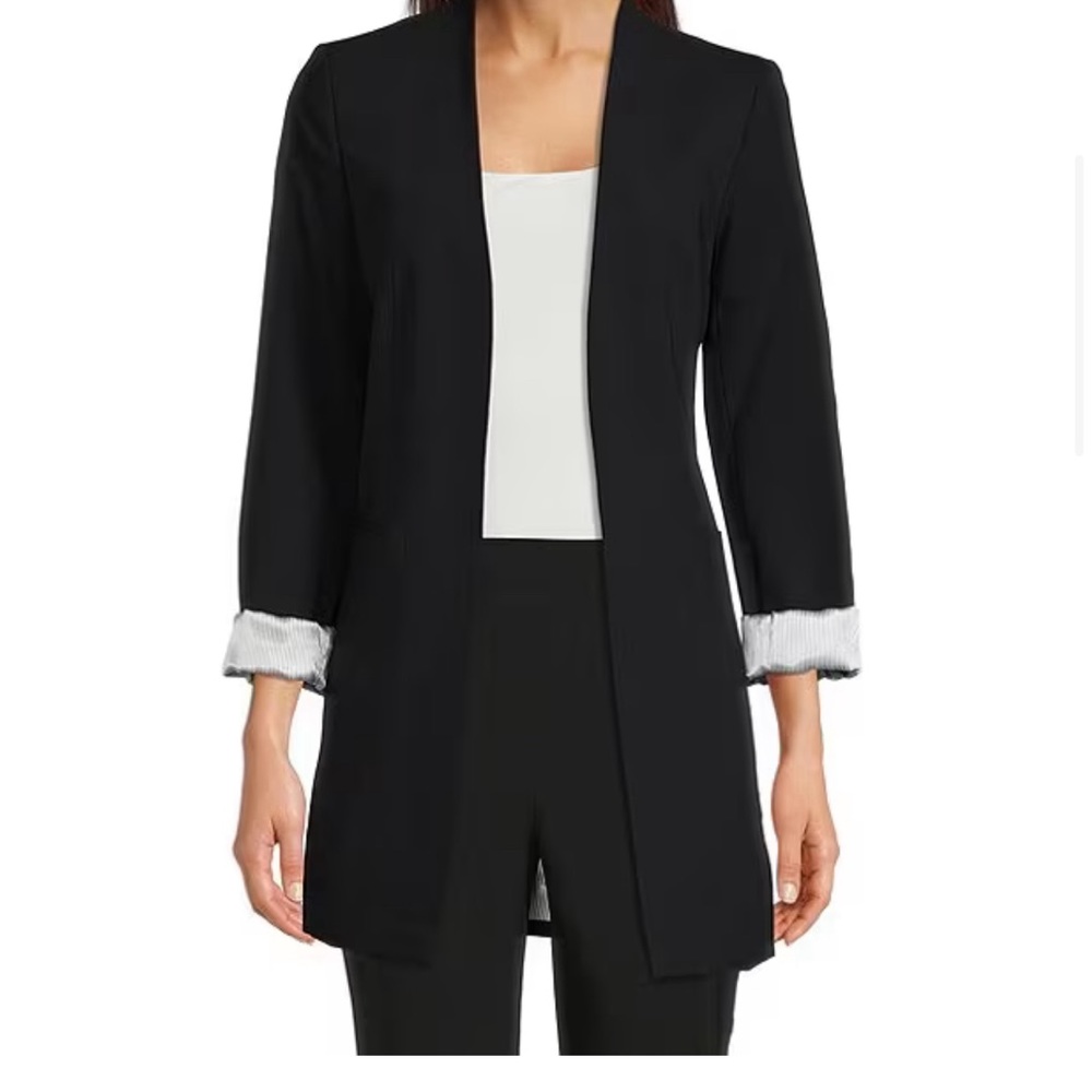 Calvin Klein Open Front Jacket/Blazer